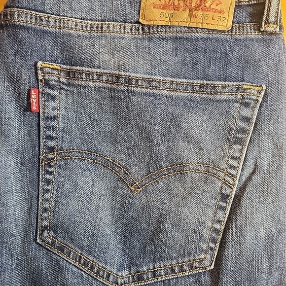 Levi's 505 36X32 Blue Men - Picture 2 of 6